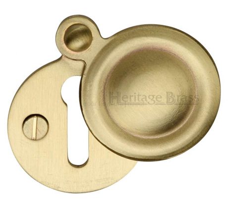 Heritage V1020 Satin Brass Covered Escutcheon