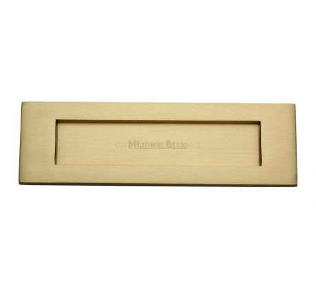 Heritage V850 Satin Brass Letter Plate 254x79mm (10x3in)