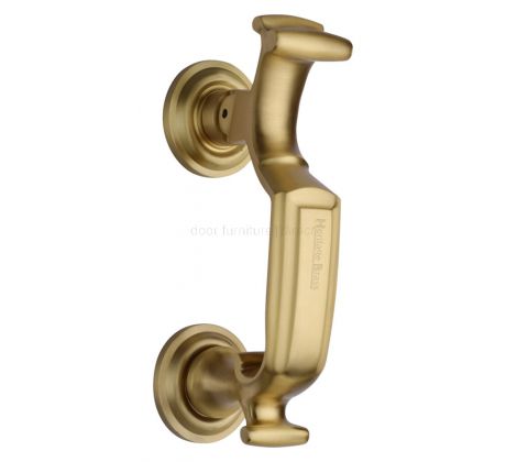 Heritage K1300 Satin Brass Doctor Knocker 192mm