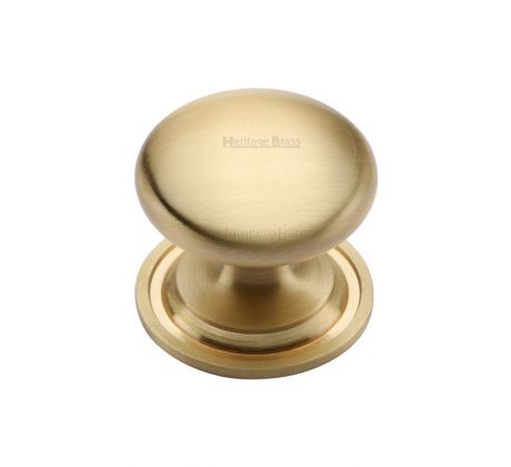 Heritage C2240 Satin Brass Round Cabinet Knob 25mm