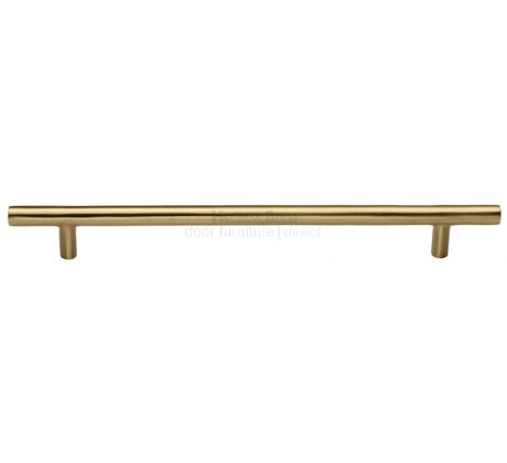 Heritage C0361 Satin Brass T-Bar Cabinet Handle 203mm