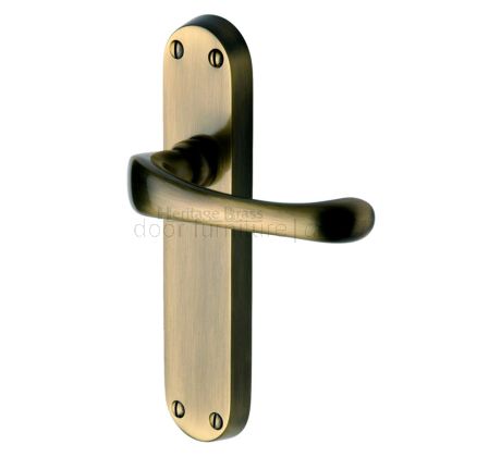 Heritage V6060 Antique Brass Gloucester Latch Handles