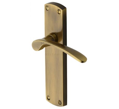 Heritage DIP7810 Antique Brass Diplomat Latch Handles