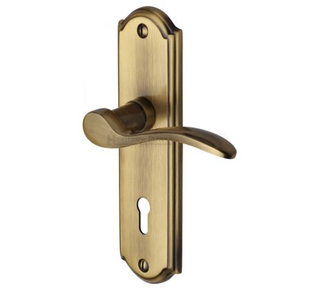 Heritage HOW1300 Antique Brass Howard Lock Handles