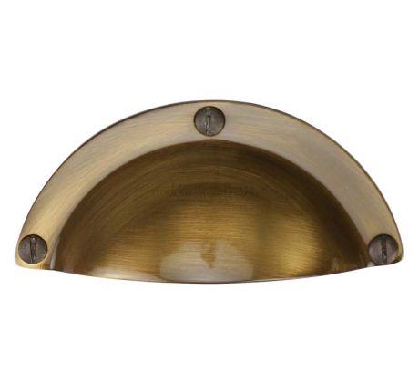 Heritage C1700 Antique Brass Hooded Drawer Pull