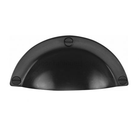 Heritage Matt Black Traditional Drawer Pull C1700