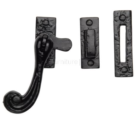 Black Antique Iron Tudor Window Casement Fastener