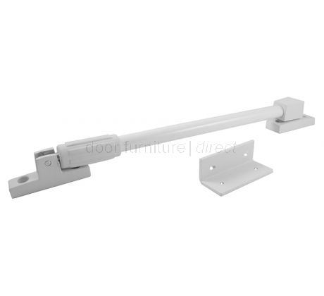 White Large Telescopic Door Stay