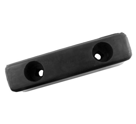 Extra Large Black Rubber Door Stop 195x50x50mm