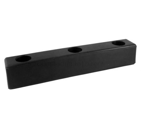 Extra Long Black Heavy Duty Door Stop or Buffer