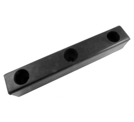 Extra Long Black Heavy Duty Door Stop or Buffer