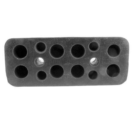 Heavy Duty Extended Black Rubber Door Stop or Buffer