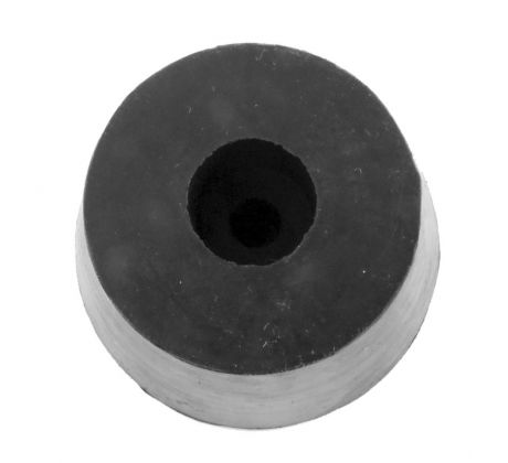 Conical Black Rubber Door Stop or Buffer 85x52mm