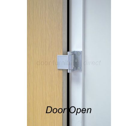 Security Door Guard Satin Chrome