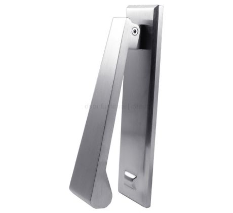 Satin Stainless Steel Slimline Door Knocker 166x40mm