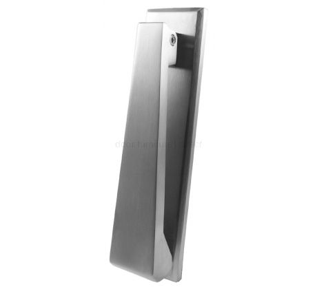 Satin Stainless Steel Slimline Door Knocker 166x40mm