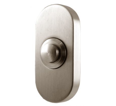 Satin Stainless Steel Oblong Bell Push