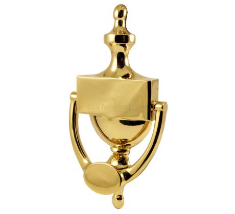 PVD None Tarnish Brass Urn Door Knocker 196mm