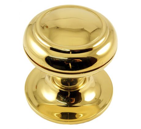 PVD None Tarnish Brass Centre Door Knob 80mm