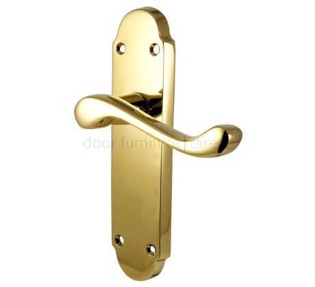 PVD None Tarnish Brass Oakley Latch Door Handles
