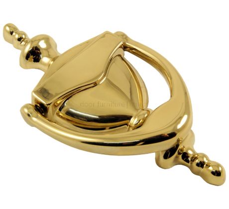 Hoppe Polished Brass Traditional Urn Door Knocker