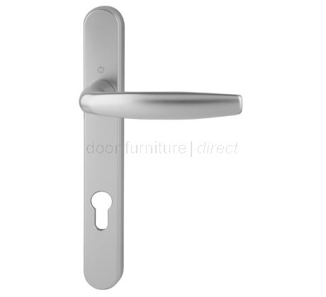 Hoppe Atlanta Silver Door Handle 92mm Centres