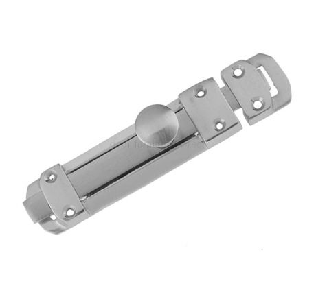 Satin Chrome Surface Door Bolt 145x30mm