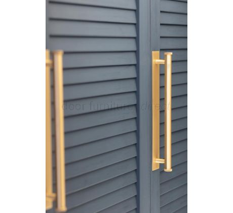 Hoxton Fanshaw Cabinet Handle Plain Backplate 268x30mm