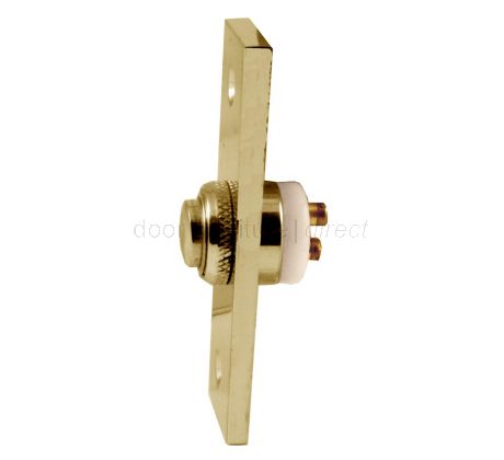 Polished Brass Profile Bell Push 73x23mm