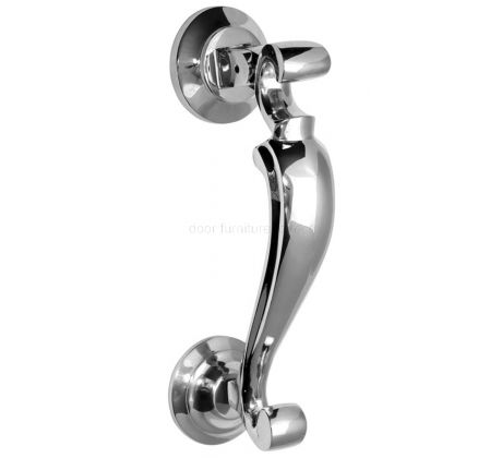 Polished Chrome Profile Doctor Knocker 190x49mm