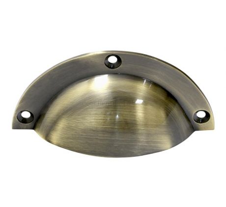 Antique Brass Drawer Pull 95x44mm