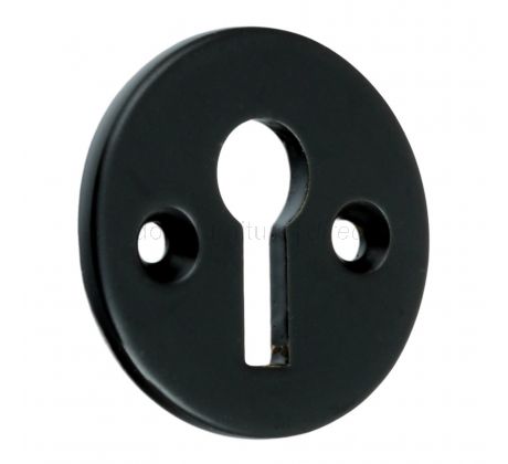 Matt Black Key Hole Escutcheon 32mm