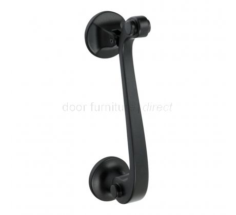 Matt Black Scroll Door Knocker