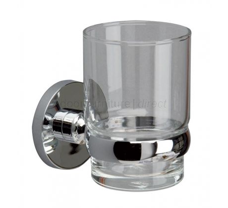 Lily Polished Chrome Bathroom Tumbler
