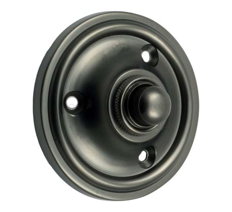 Prima Dark Bronze Victorian Round Bell Push 60mm DB39