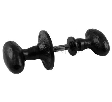 Foxcote Foundries Oval Rim Knob Set 60mm FF416R