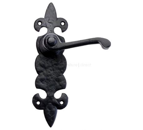 Foxcote Foundries Fleur de Lys Latch Door Handles FF612
