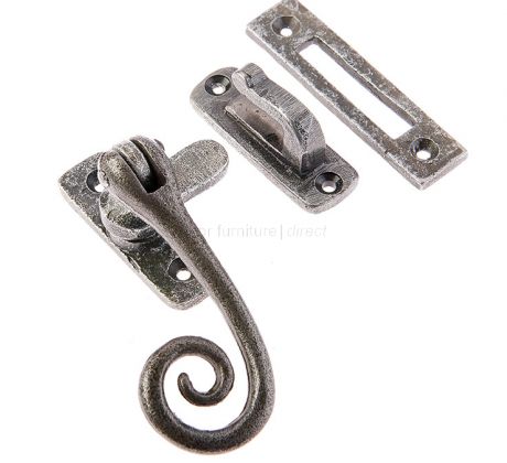 Valley Forge Pewter Curly Tail Casement Fastener VF19RT