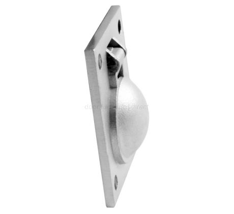 Satin Stainless Steel Flush Pull 38x48mm