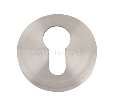 Satin Stainless Steel 52mm EURO PROFILE Escutcheon
