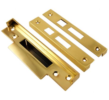British Standard Sashlock Rebate Set Brass