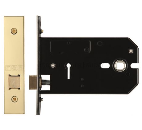 Horizontal Mortice Latch PVD Brass