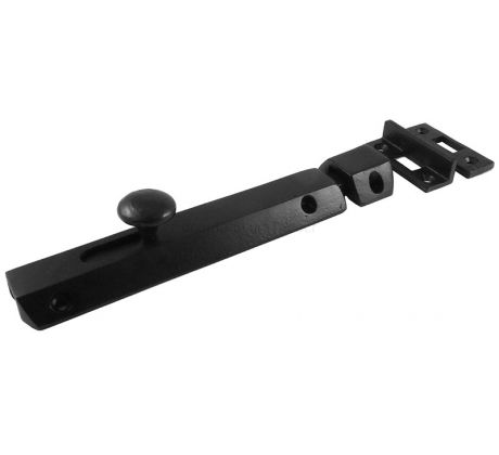 Black Iron Rustic Flat Door Bolt