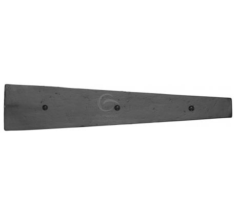 Black Iron Rustic Dummy Strap Hinge