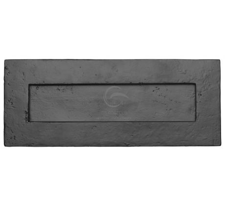 Black Iron Rustic Letter Plate 265x106mm (10.5x4in)