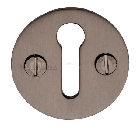 Matt Bronze Plain Escutcheon 32mm
