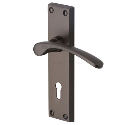 Sophia Matt Bronze Lock Door Handles