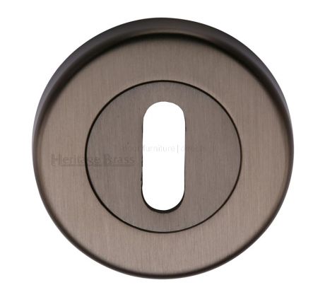 Matt Bronze Key Hole Escutcheon 53mm