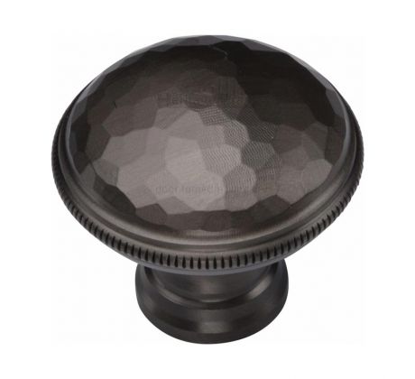 Matt Bronze Beaten Cabinet Knob 32mm