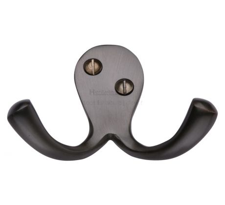 Matt Bronze Double Robe Hook